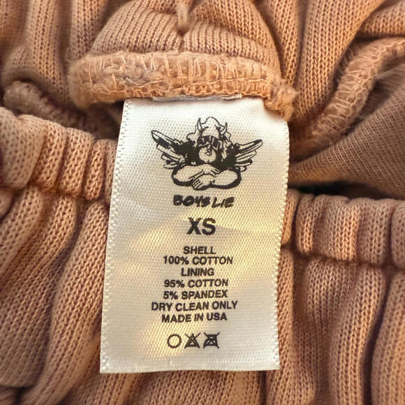 Boys Lie‎ X Ariel Women's XS Caught Blushing Sweatpants Ombré Distressed Pink - Picture 8 of 8